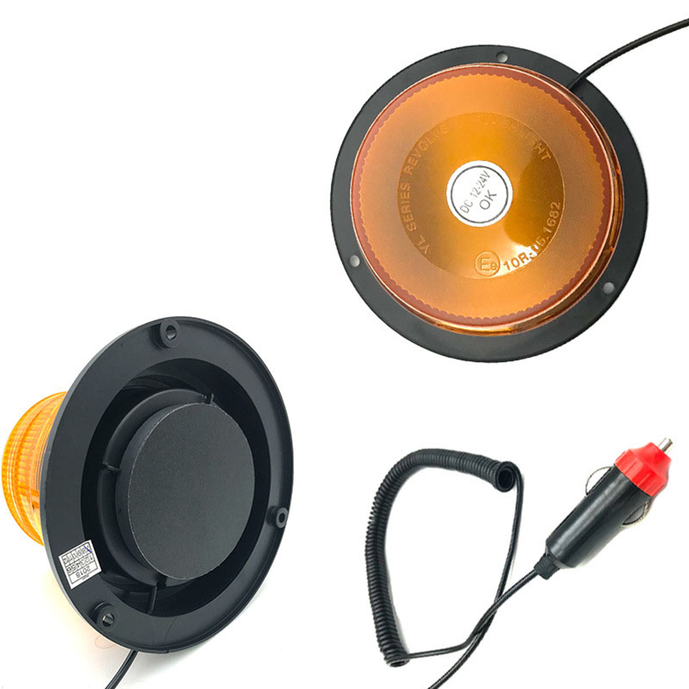 DC12-24V 12LEDs Traffic Warning Light LED Strobe School Bus Light Magnetic Roof Suction Vehicle-mounted Flashover Safety Signal Forklift Light DC12-24V 12LEDs Traffic Warning Light LED Strobe School Bus Light Magnetic Roof Suction Vehicle-mounted Flashover Safety Signal Forklift Light